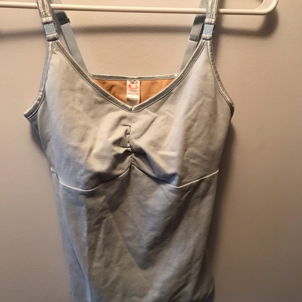 Bravado size 34D light blue sports tank